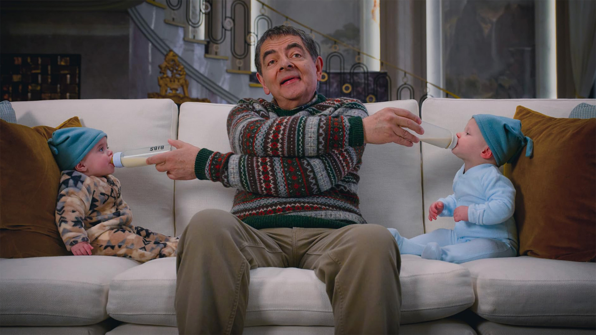 Кадр из фильма «Человек против малыша»