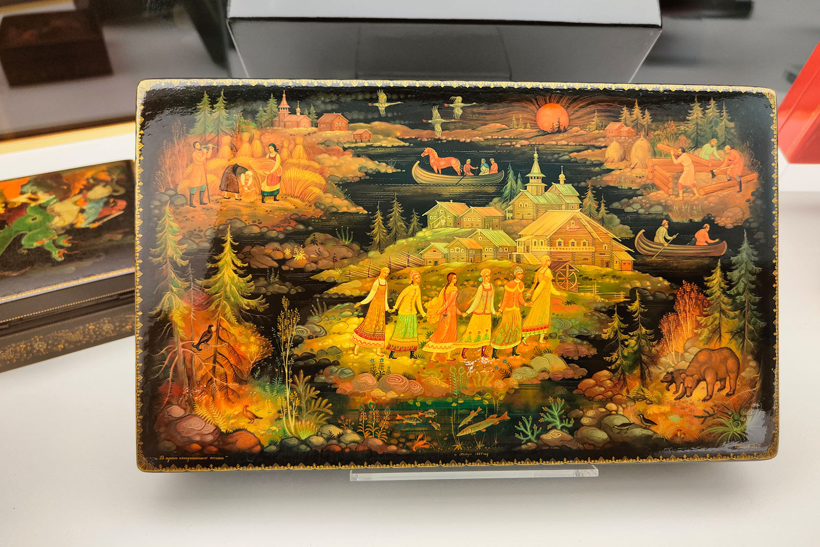 Выставка современных работ художников Палеха