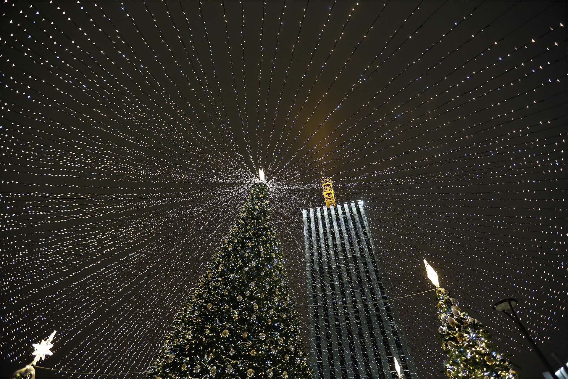 Украшения к Новому году в Архангельске