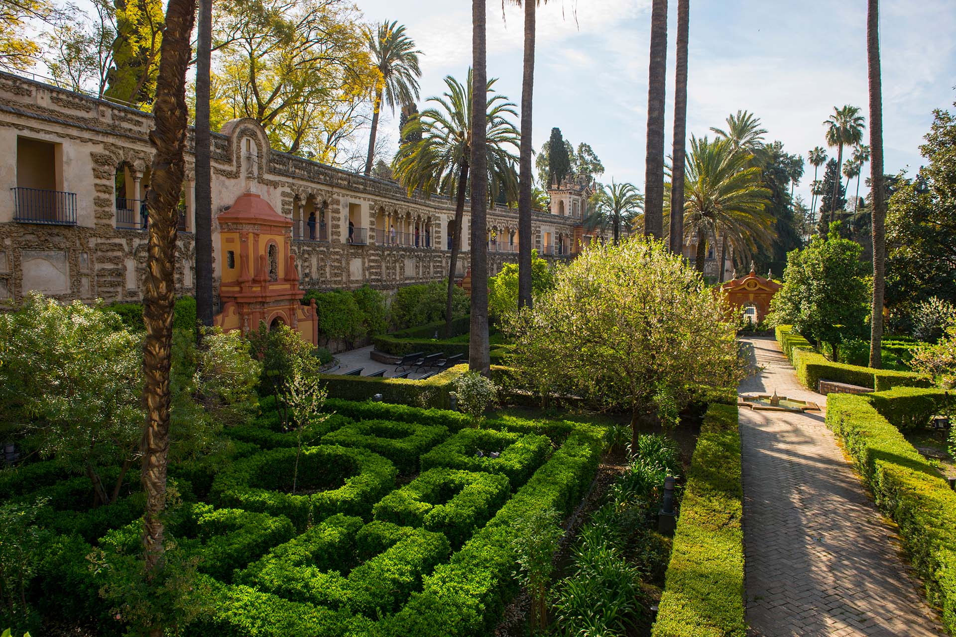 Сады Алькасара в Севилье