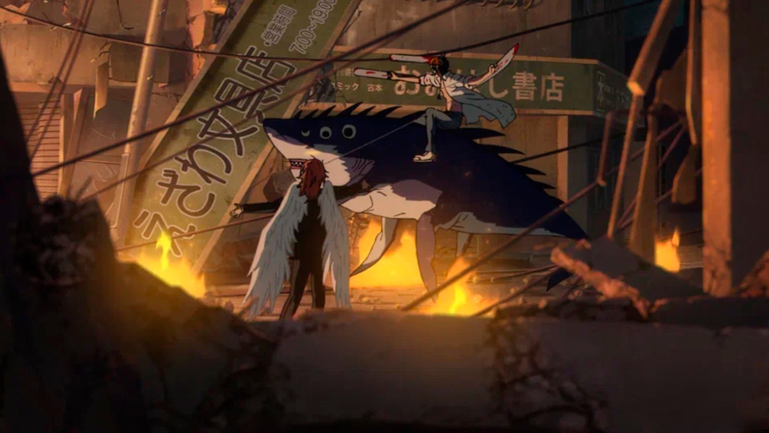 Здесь и далее кадры из мультфильма «Человек-бензопила. Фильм: История Резе»