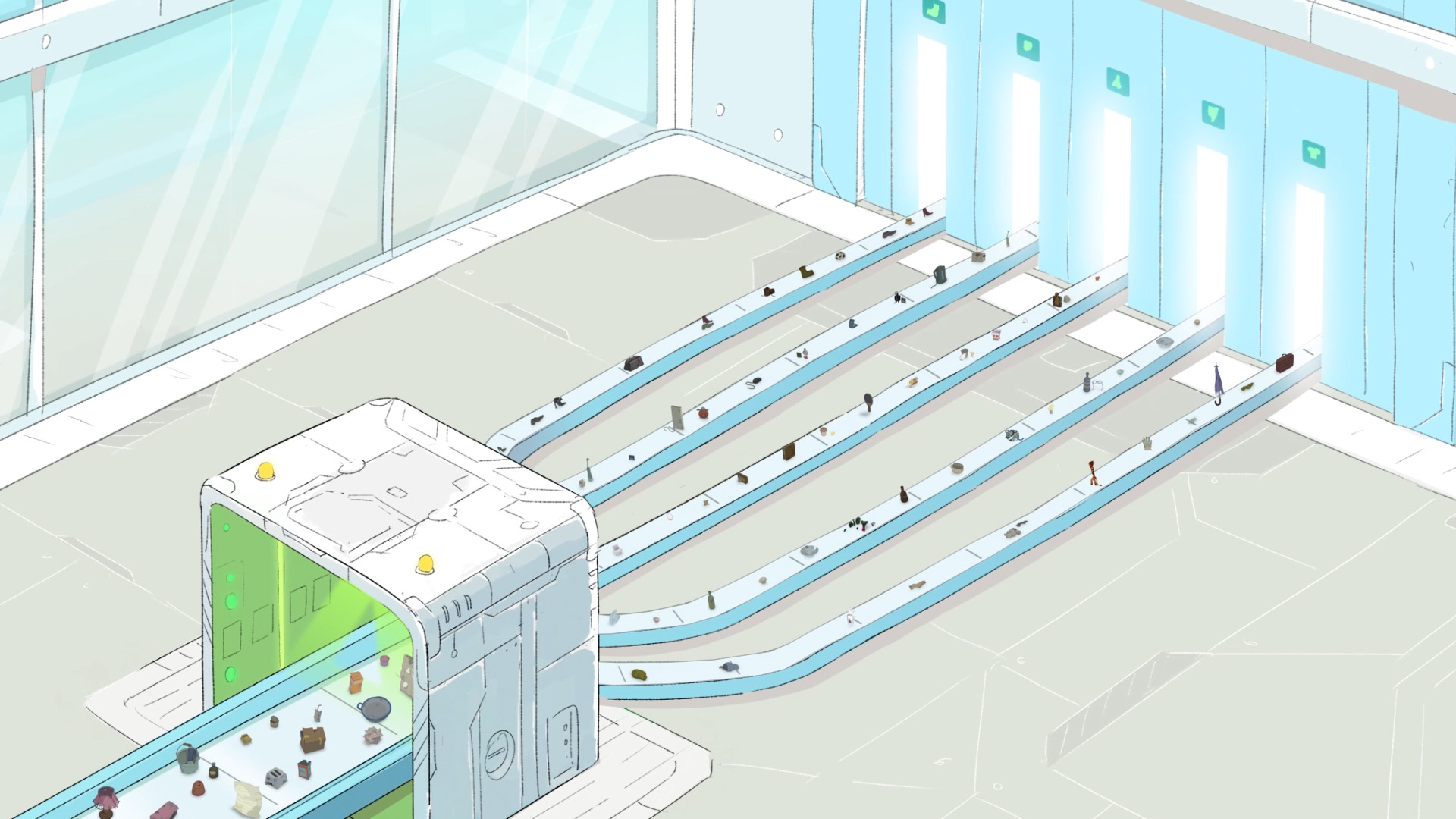 Кадр из мультфильма «На выброс»