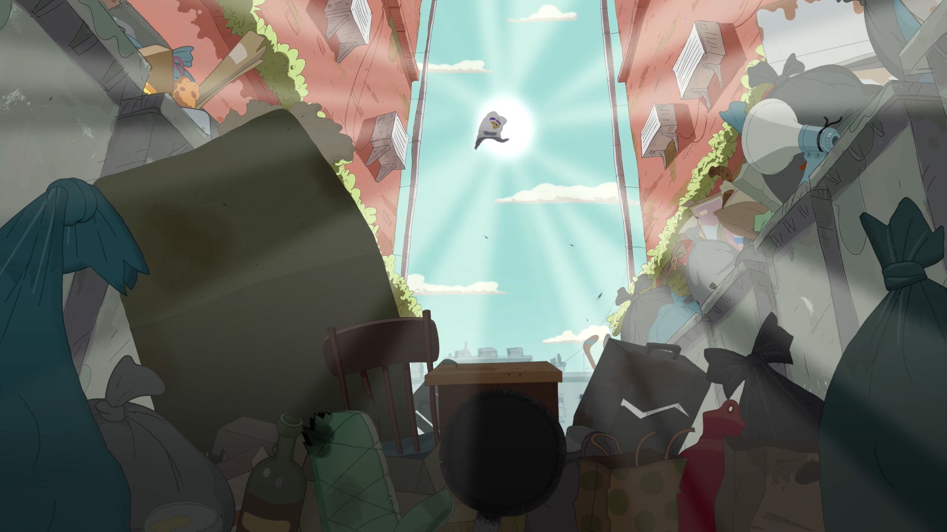 Кадр из мультфильма «На выброс»