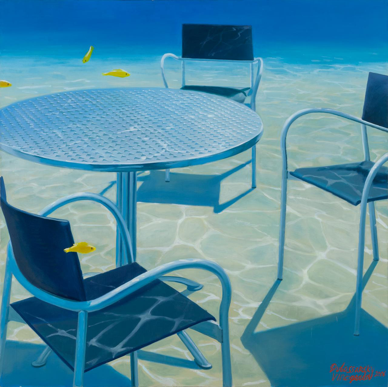 Александр Виноградов и Владимир Дубосарский, «Чёрные стулья», 2006 год