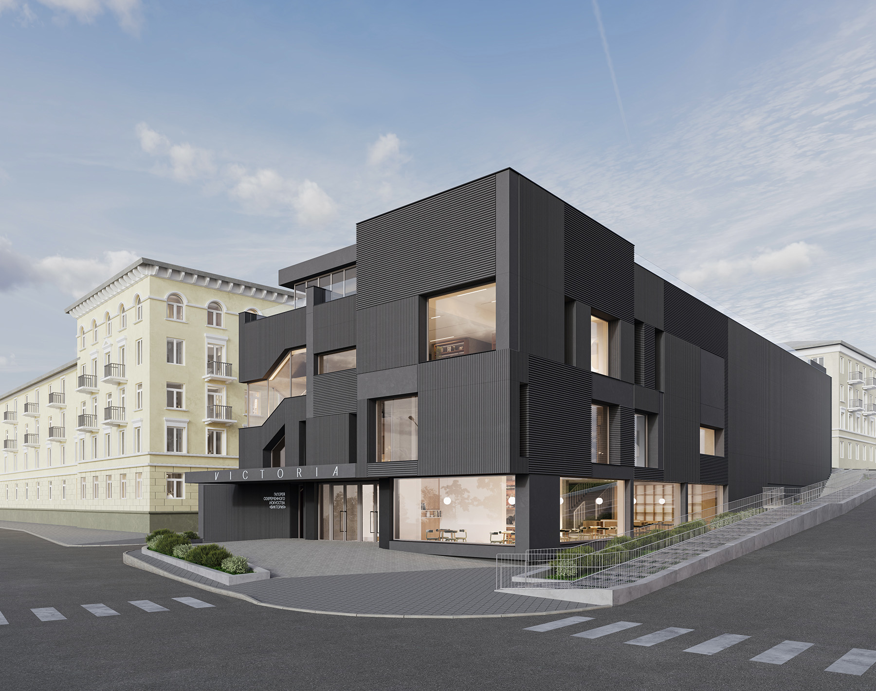Новое здание галереи «Виктория»