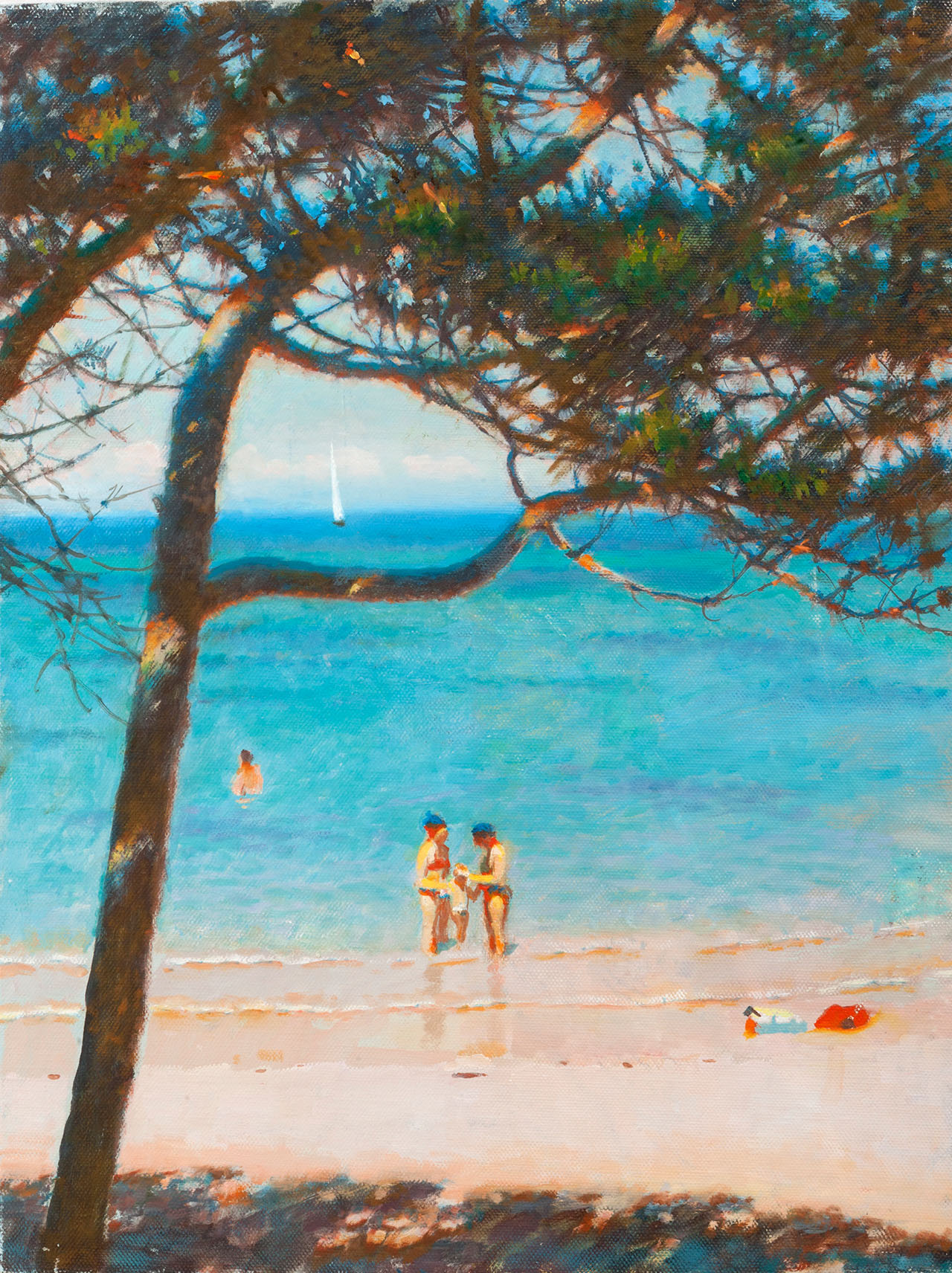 Эрик Булатов, «Купание», 2009 год