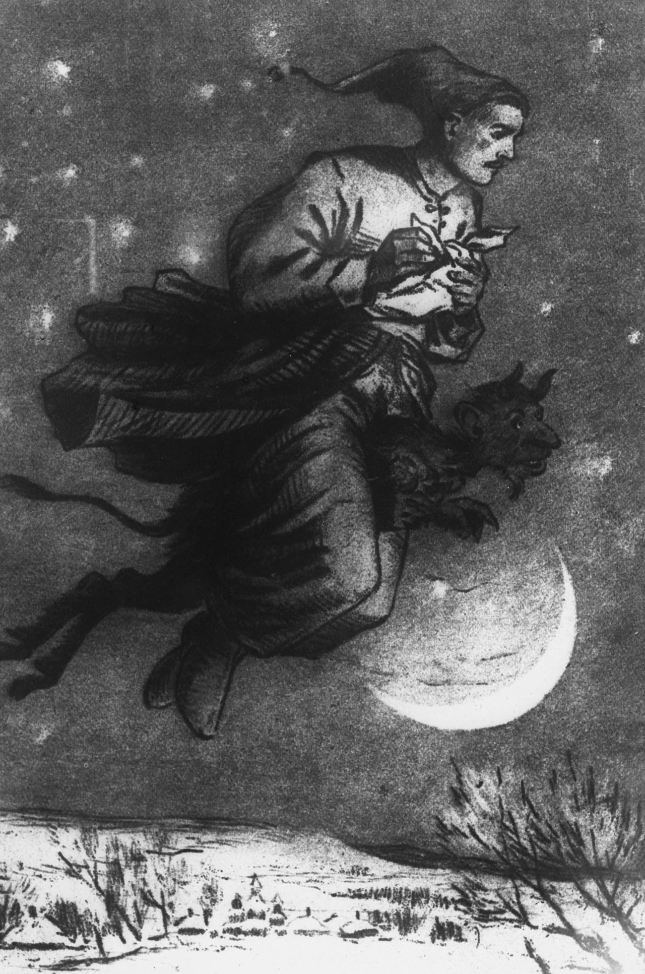 Иллюстрация к книге «Вечера на хуторе близ Диканьки», 1949 год