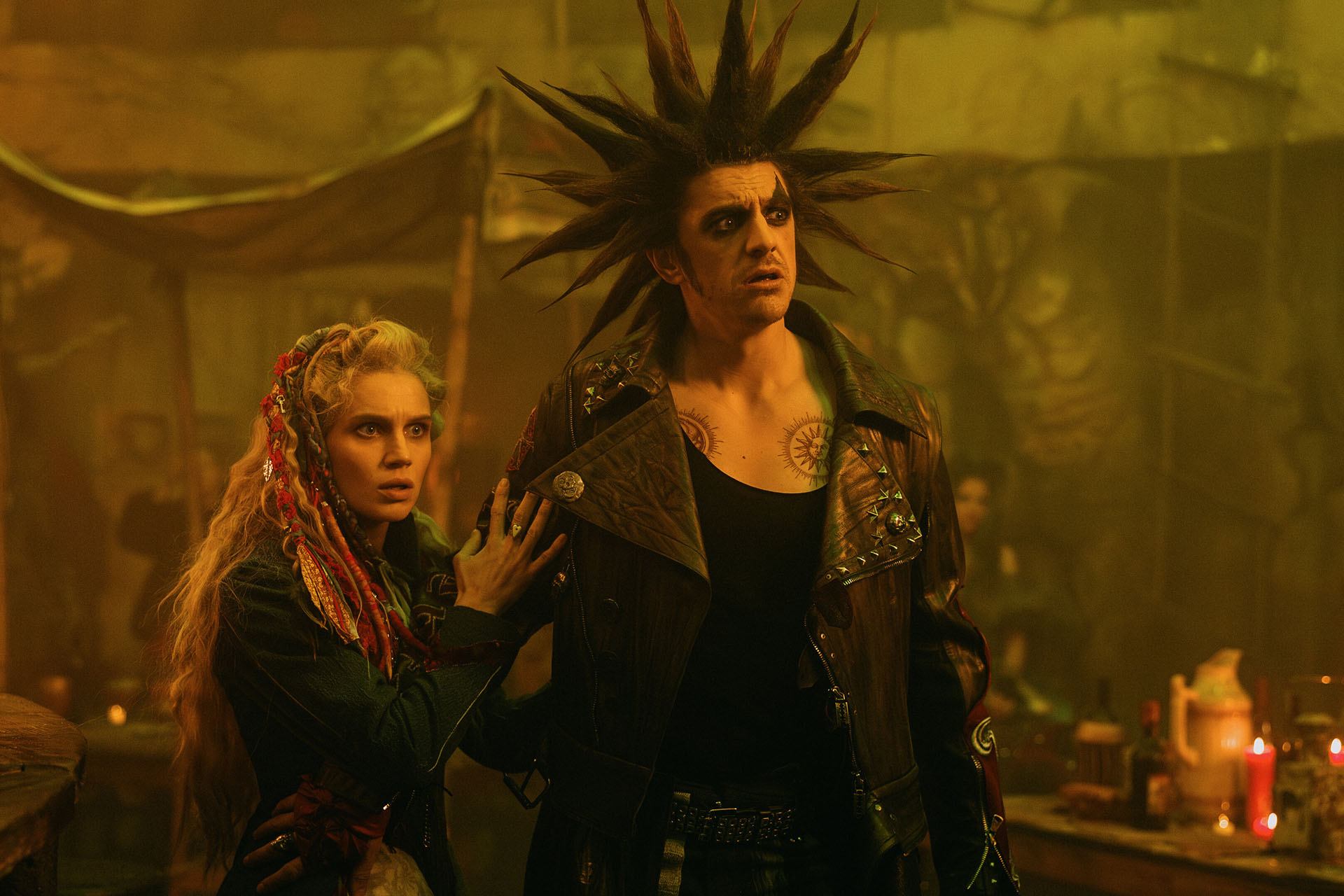 Дарья Мельникова на съёмках фильма «Король и Шут. Навсегда»