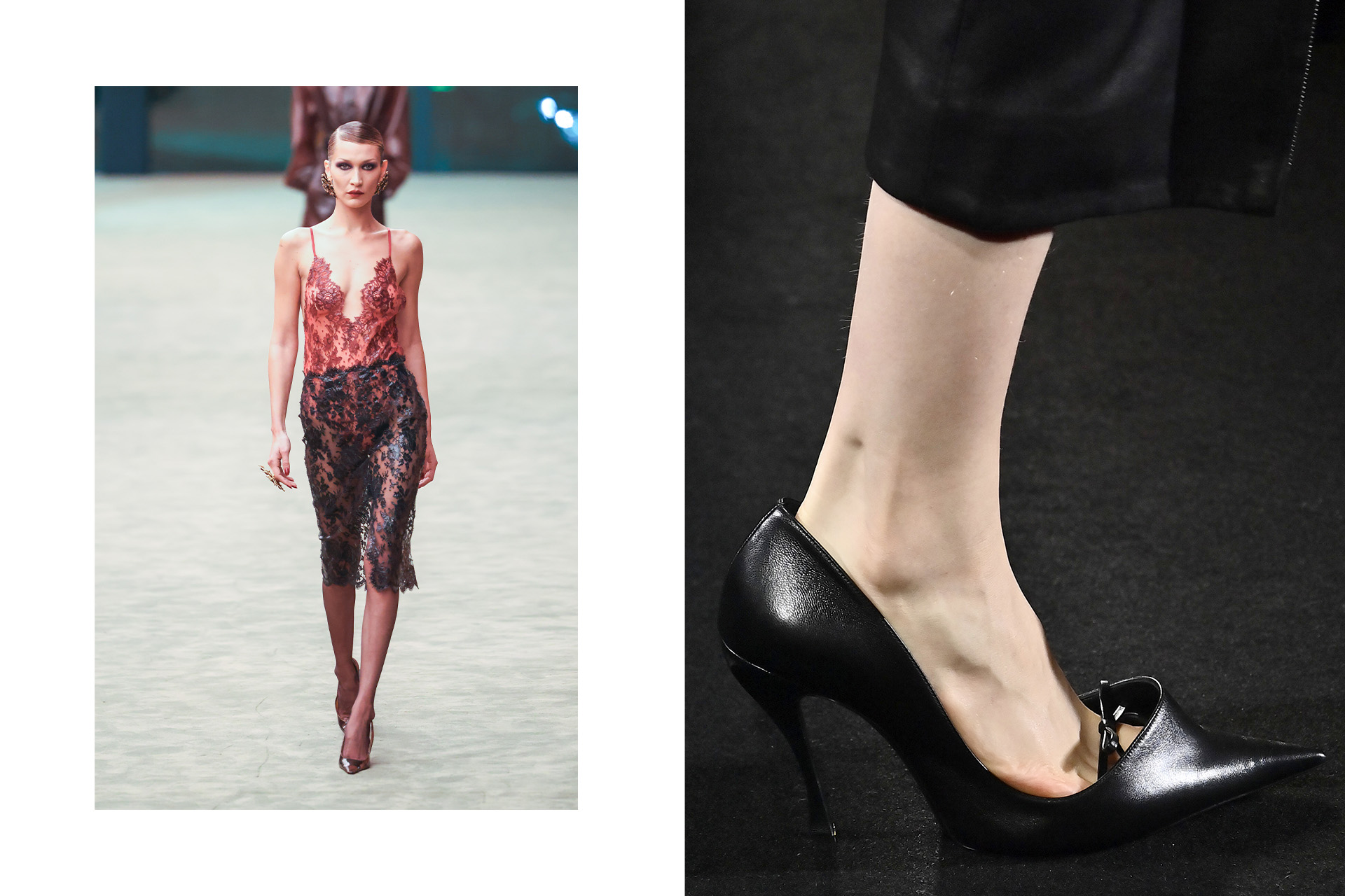 Saint Laurent, коллекция Осень/Зима 2026-2027 / Balenciaga, коллекция Осень/Зима 2026-2027