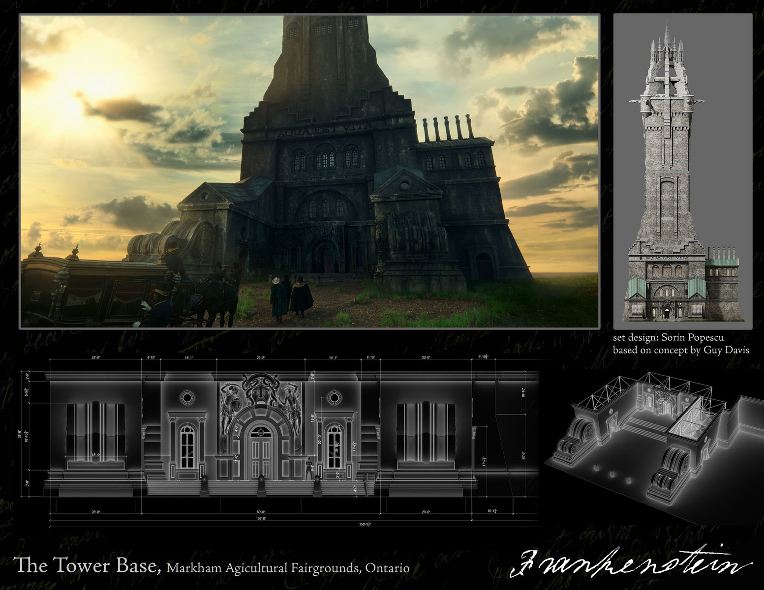 Концепция Шейна Вио и Тамары Деверелл замка Виктора Франкенштейна