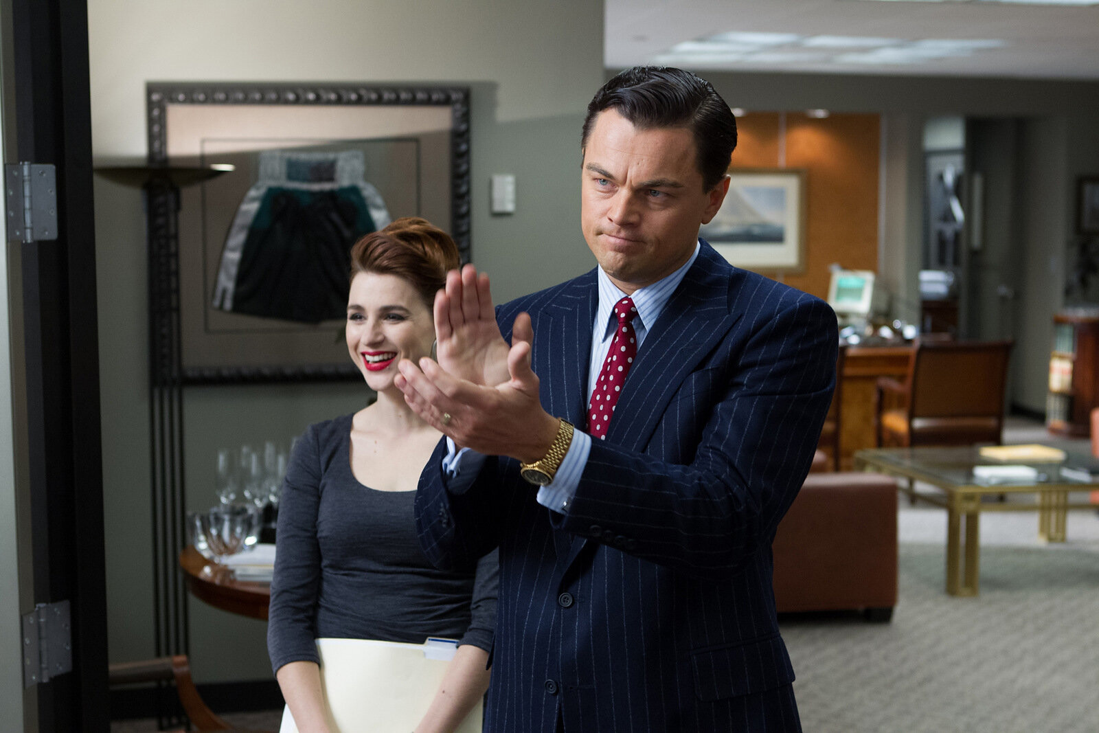 Кадр из фильма «Волк с Уолл-Стрит»