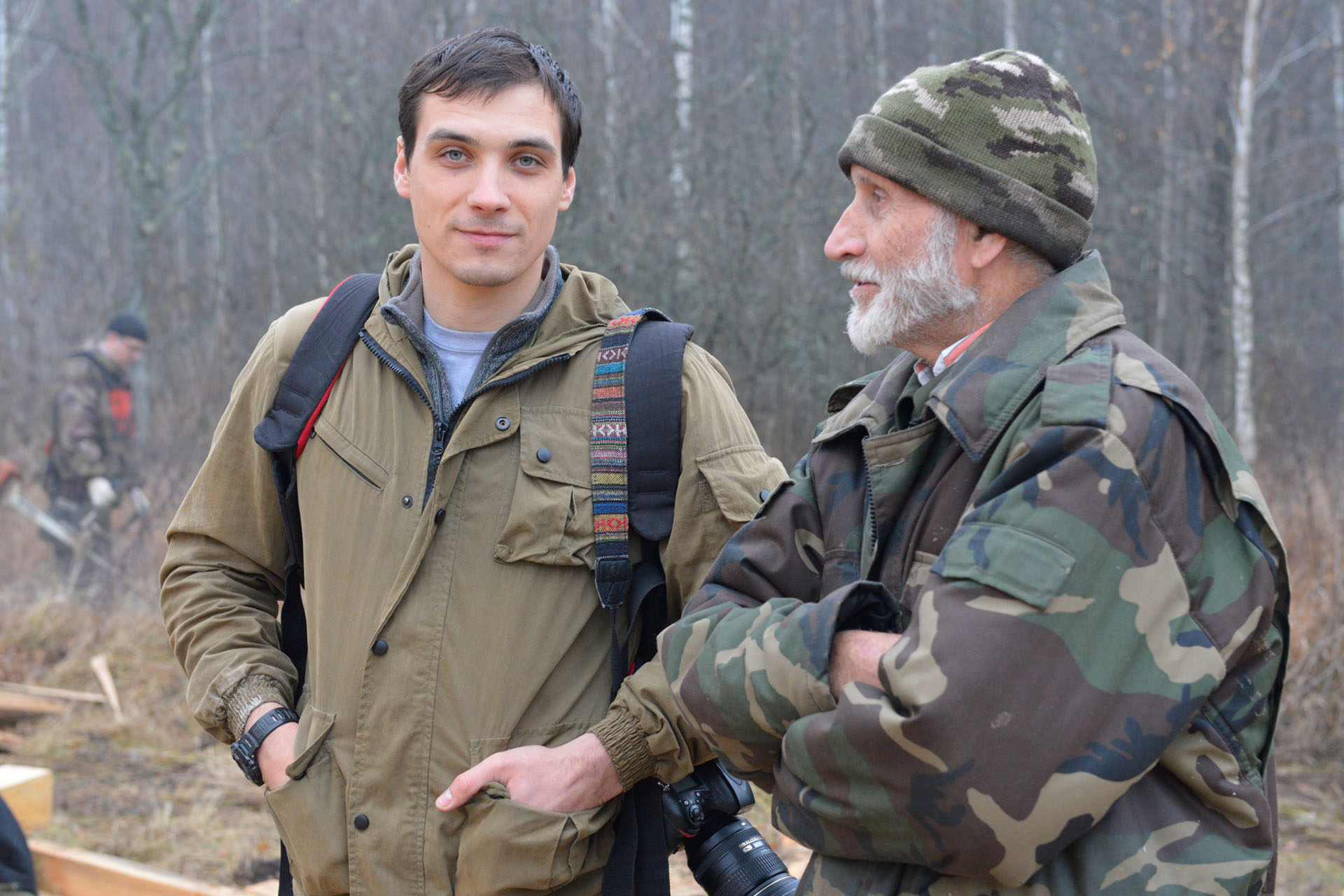 Внук Пётр с дедом Петром