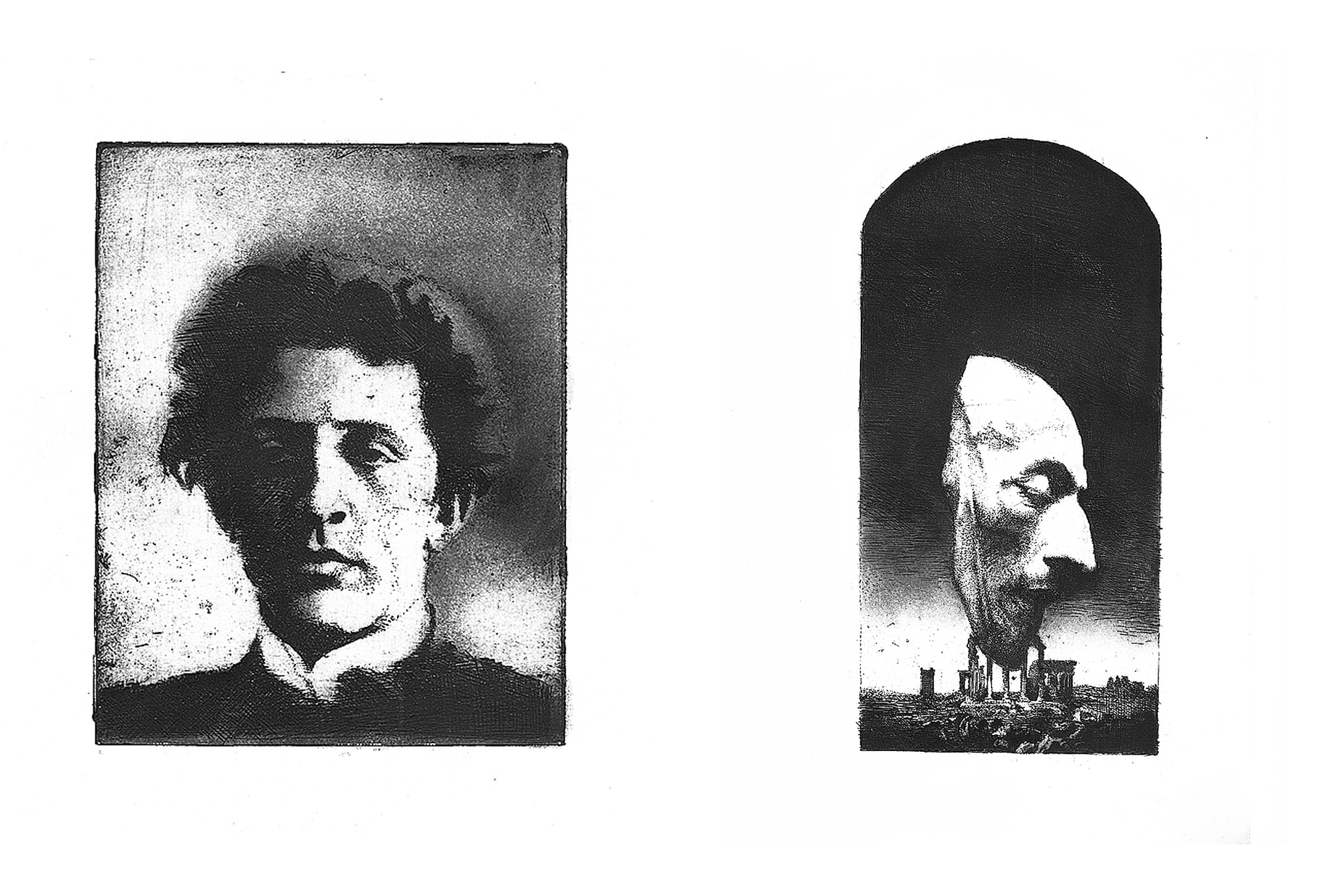 Иллюстрации Семёна Галинова для книги «Крушение гуманизма»