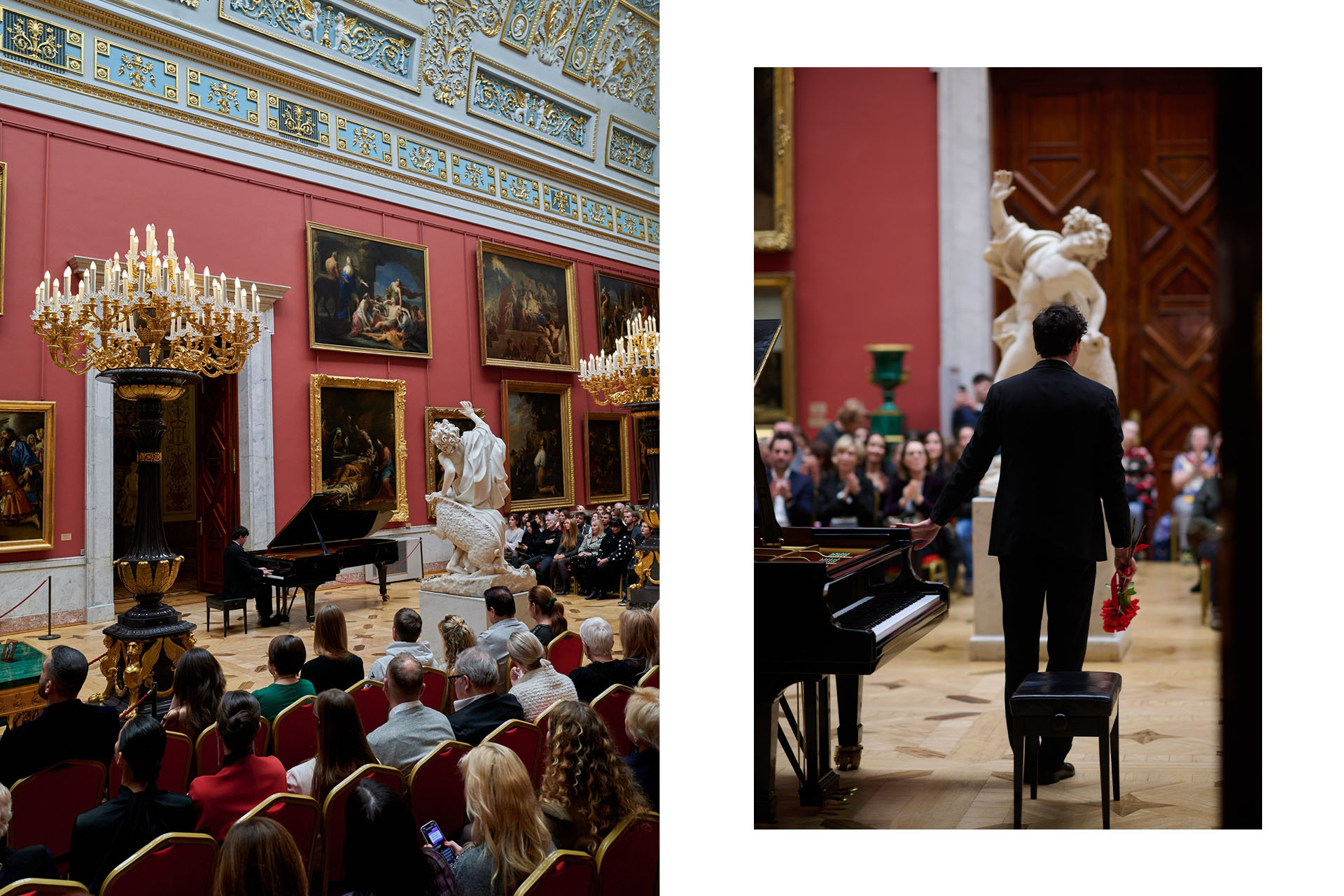 Выступление Давиде Ранальди в Эрмитаже в рамках фестиваля Pianissimo