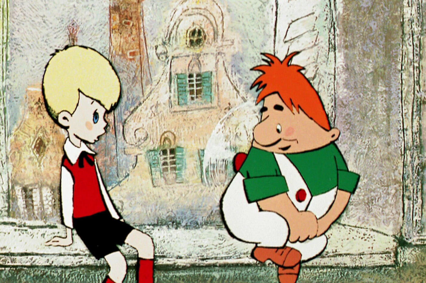 Кадр из мультфильма «Малыш и Карлсон»