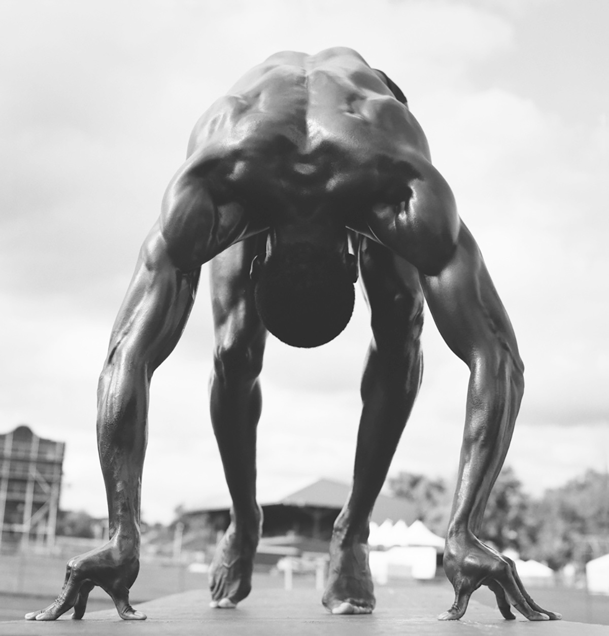 Говард Шатц, Шон Кроуфорд, снято на чемпионате по лёгкой атлетике в Юджине, Орегон, США, июнь 2001 года