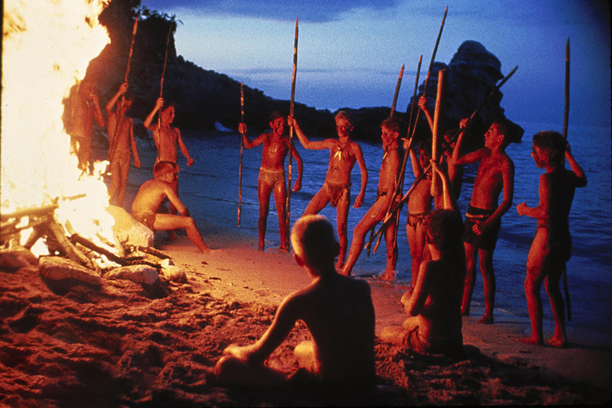 Кадр из фильма «Повелитель мух», режиссёр – Гарри Хук, 1990 год
