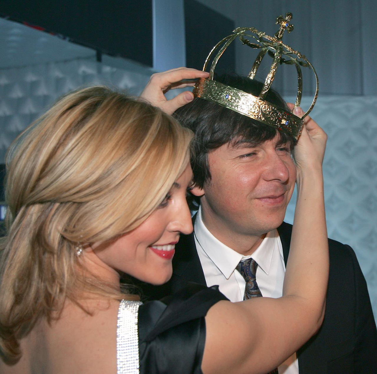 Певица Саша и Андрей Фомин на вечеринке Martini All That Glam Party на территории завода «Арма»