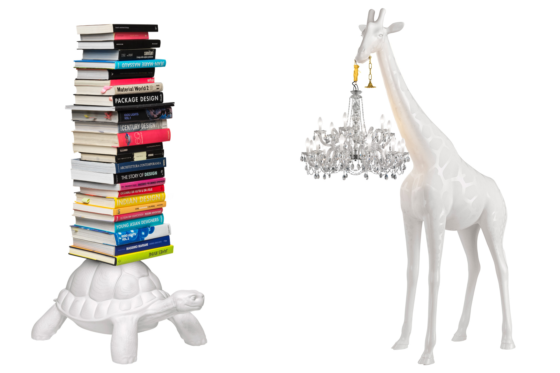 Подставка для книг Turtle Carry Bookcase / жираф с люстрой Giraffe in Love