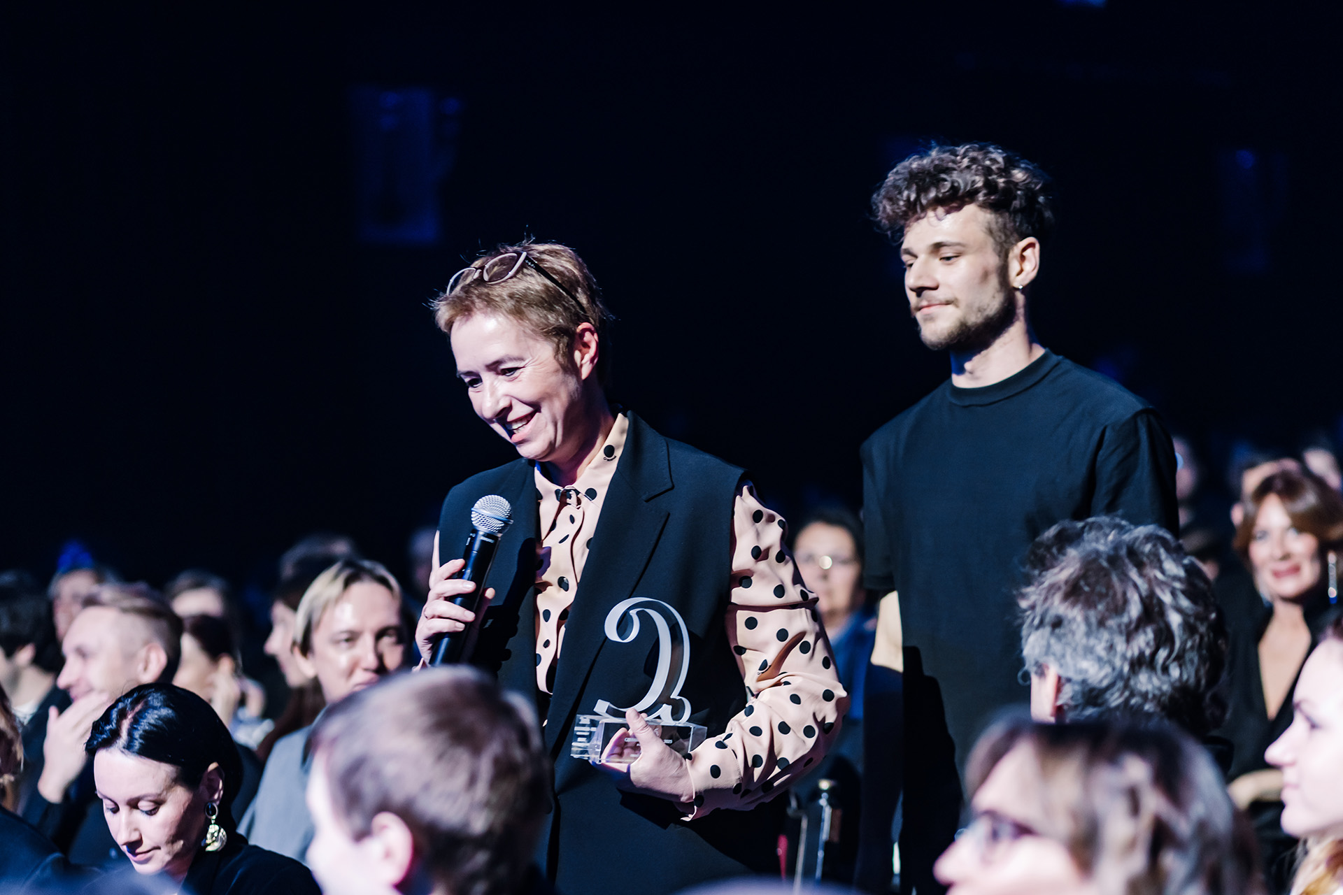 Ольга Дергунова, руководитель «ВТБ Образование», старший вице-президент ВТБ, директор ВШМ СПбГУ, с премией в номинации «Бизнес. Создавая ценности»