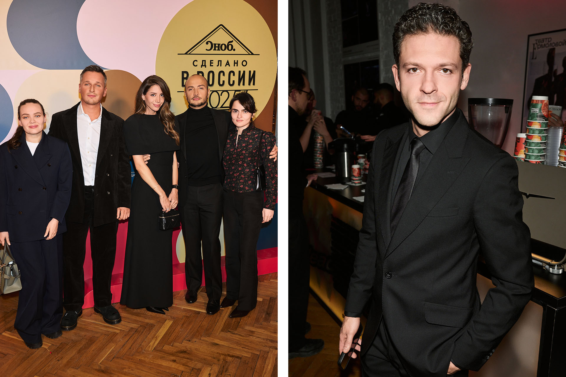 Слева: Маргарита Сыстерова, Сергей Черноусов, Айла Дамирова, Мурад Дамиров, Миная Дамирова, Business Club / Константин Крюков, актёр