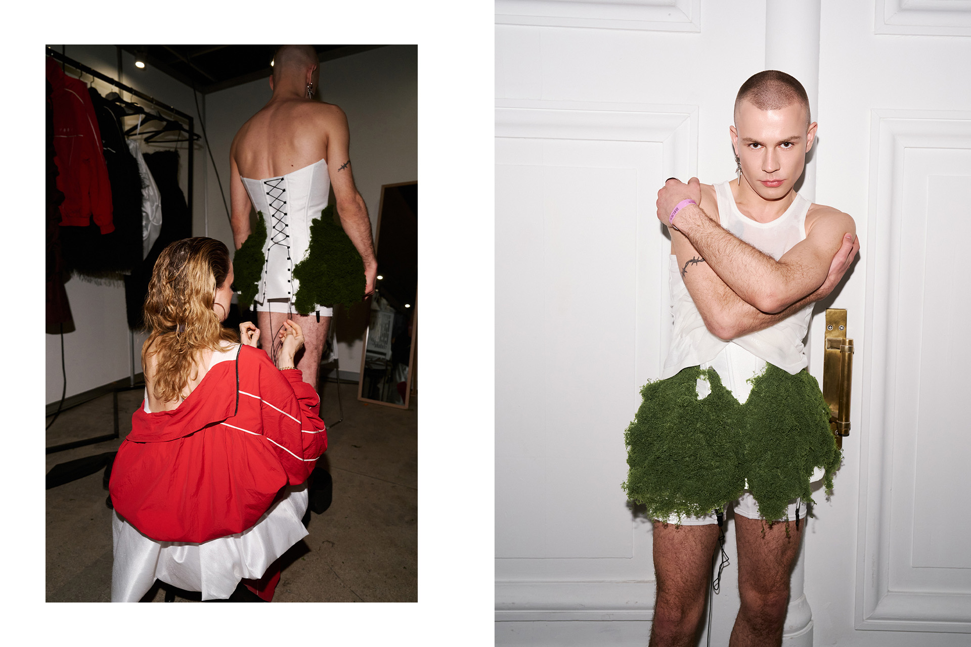 Бэкстейдж показа новой коллекции Yana Besfamilnaya на Московской неделе моды, 2026 год