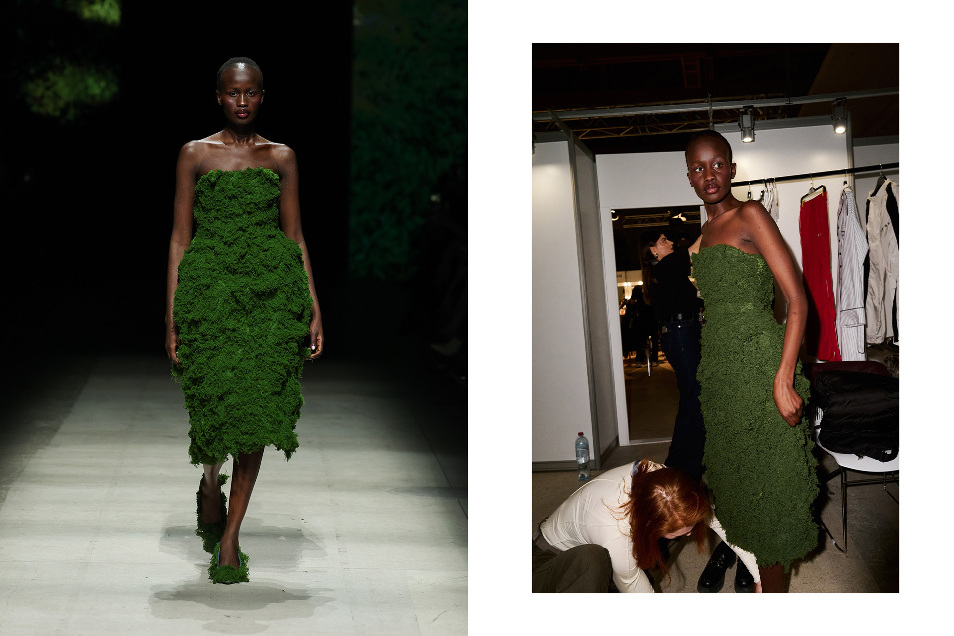 Показ и бэкстейдж показа новой коллекции Yana Besfamilnaya на Московской неделе моды, 2026 год