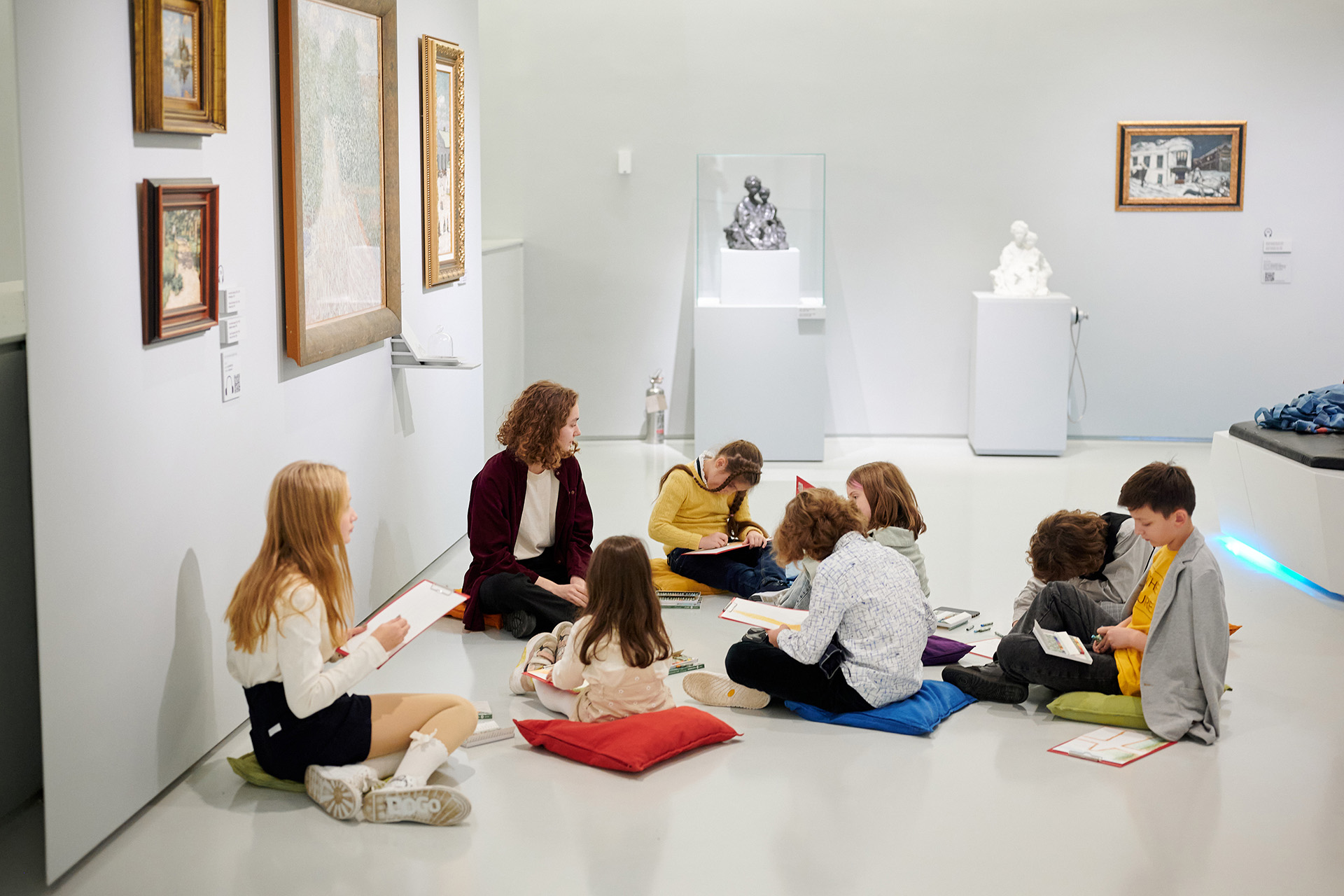 Детские занятия в Музее русского импрессионизма