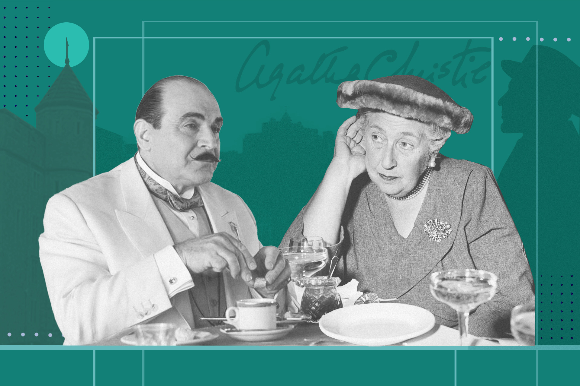 Дэвид Суше в роли Эркюля Пуаро в сериале «Пуаро» / Агата Кристи