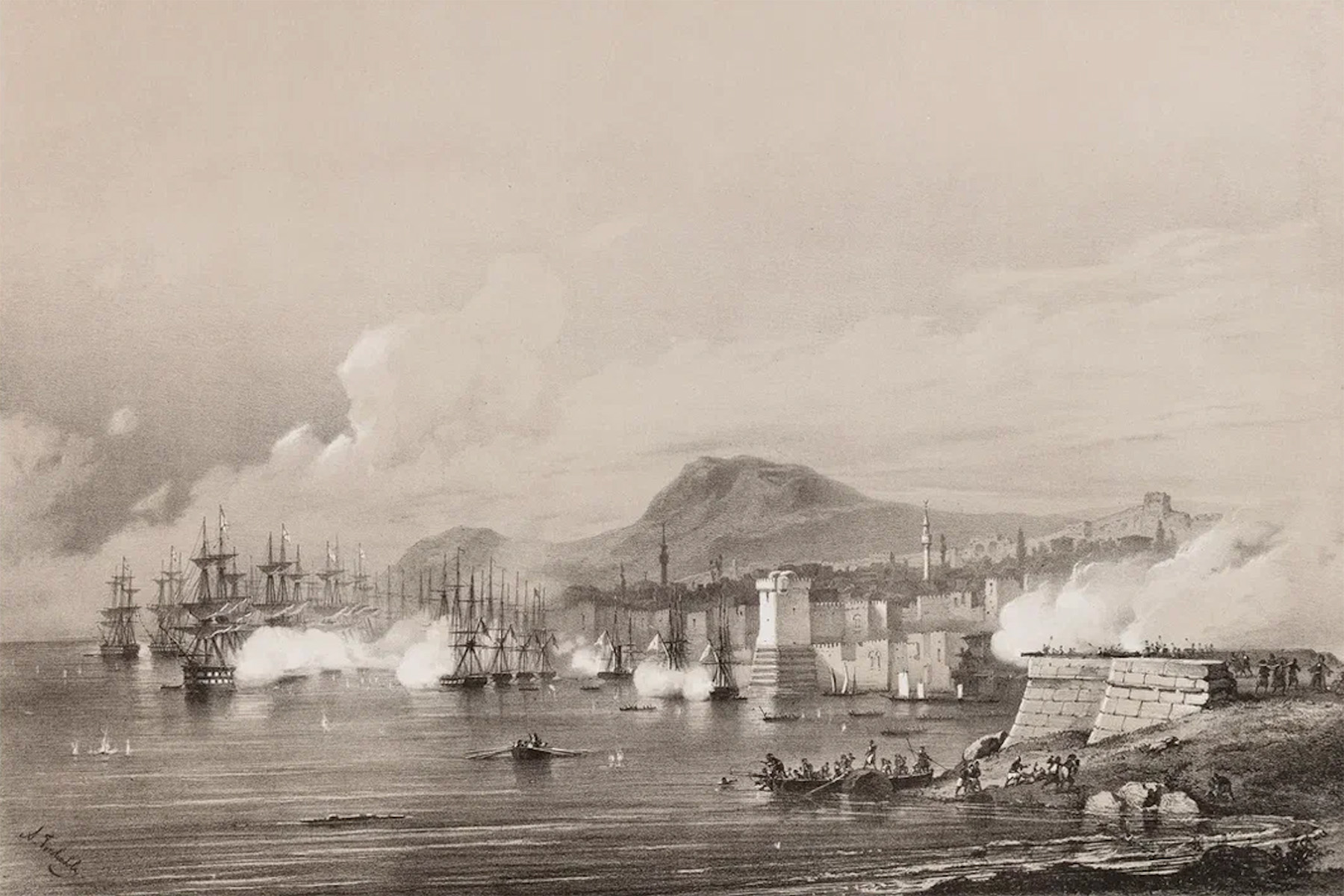 Алексей Боголюбов, «Истребление турецкой эскадры при Синопе»