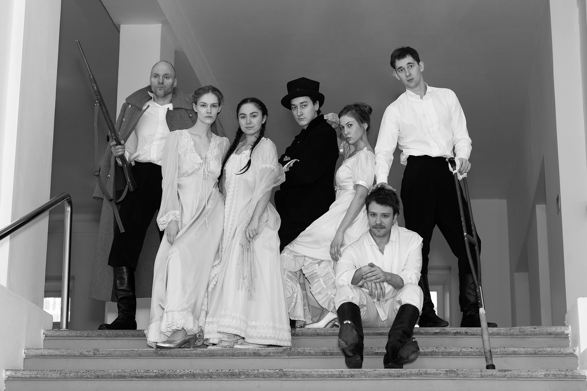 Артисты спектакля «Герой нашего времени»