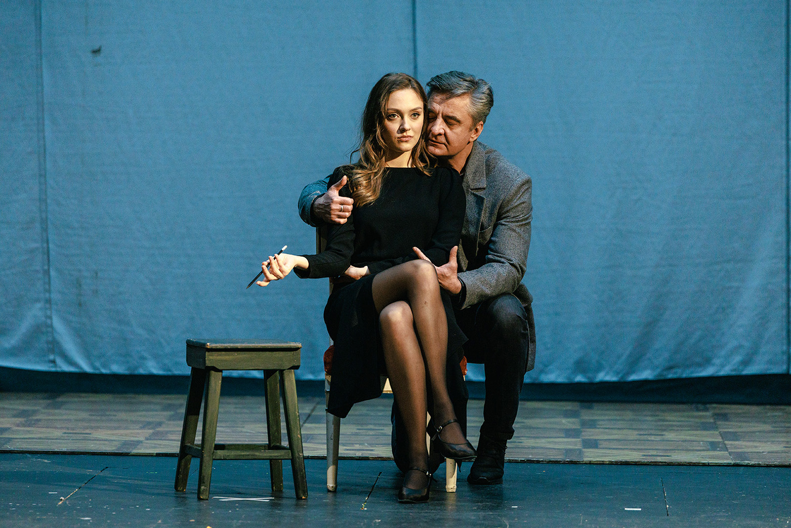 Сцена из спектакля «Проект инженера Гарина»