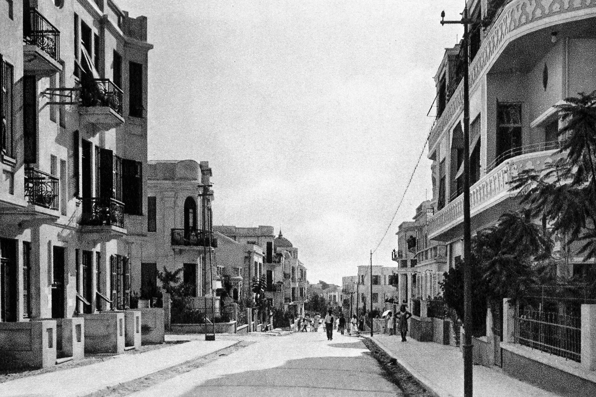 Тель-Авив, улица Нахмани, спроектированная под влиянием стиля Баухаус