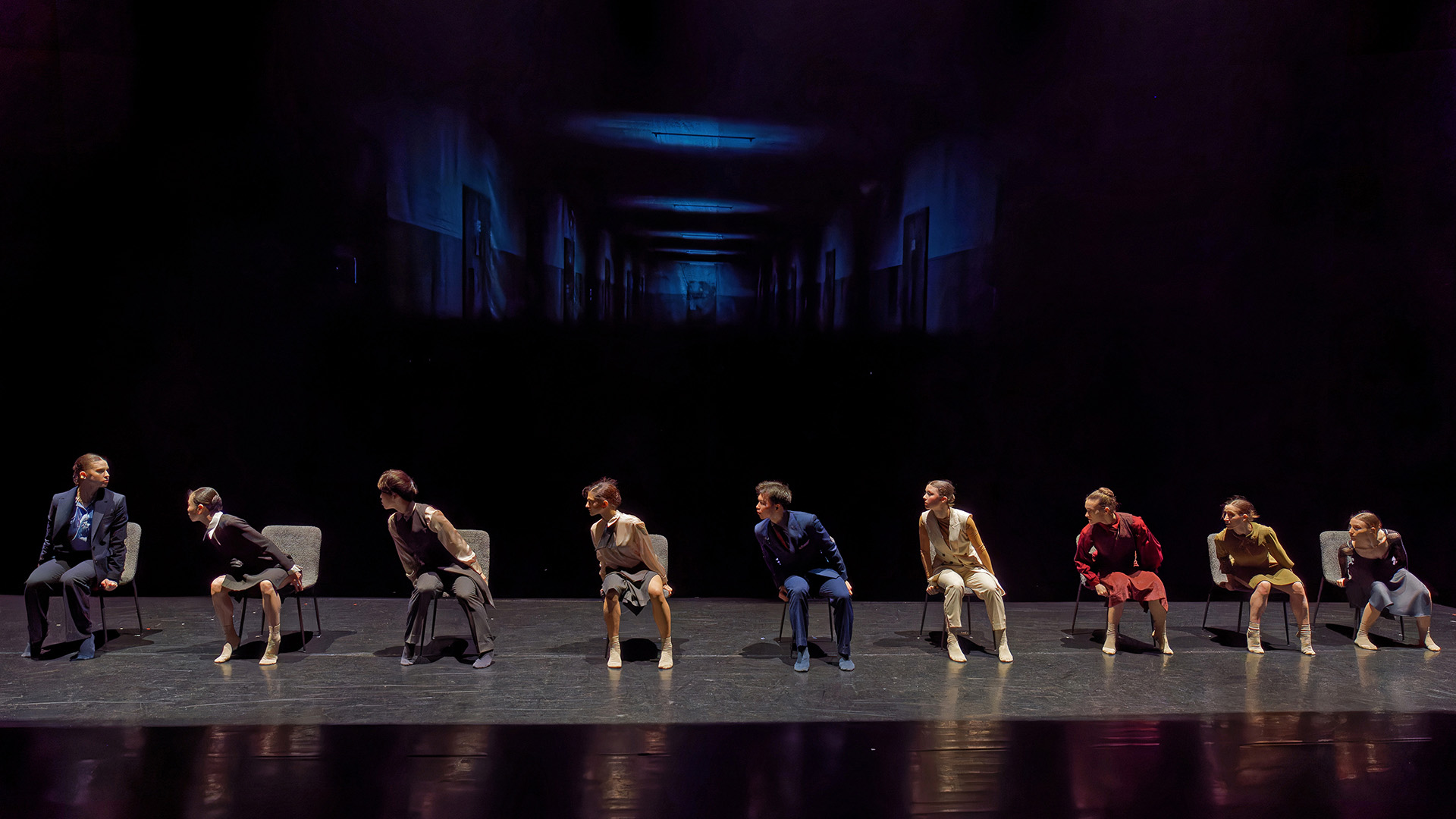 Сцена из спектакля «Десять маленьких грехов»