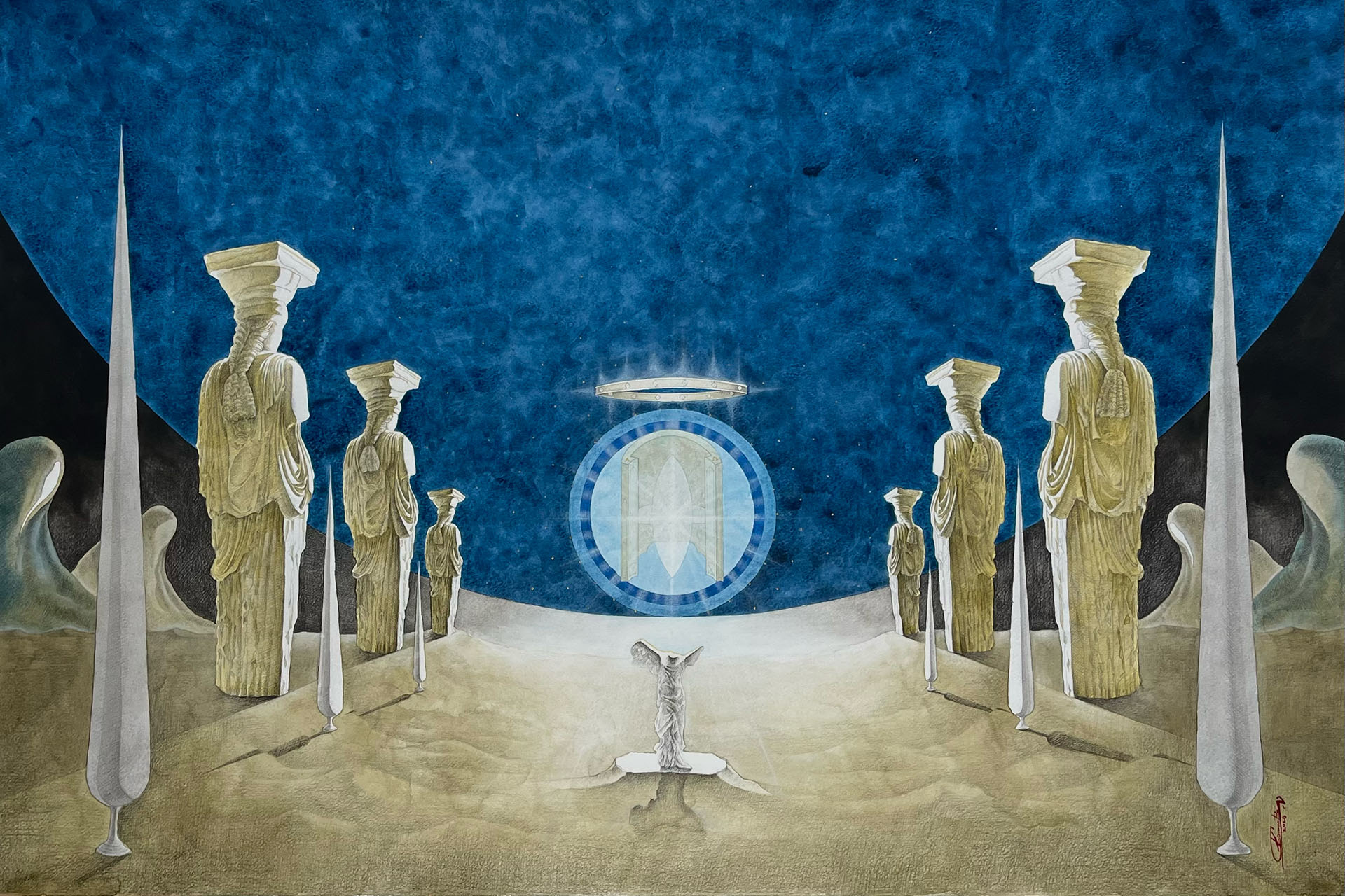 Сергей Копылов, работа, представленная на выставке «Сретение»