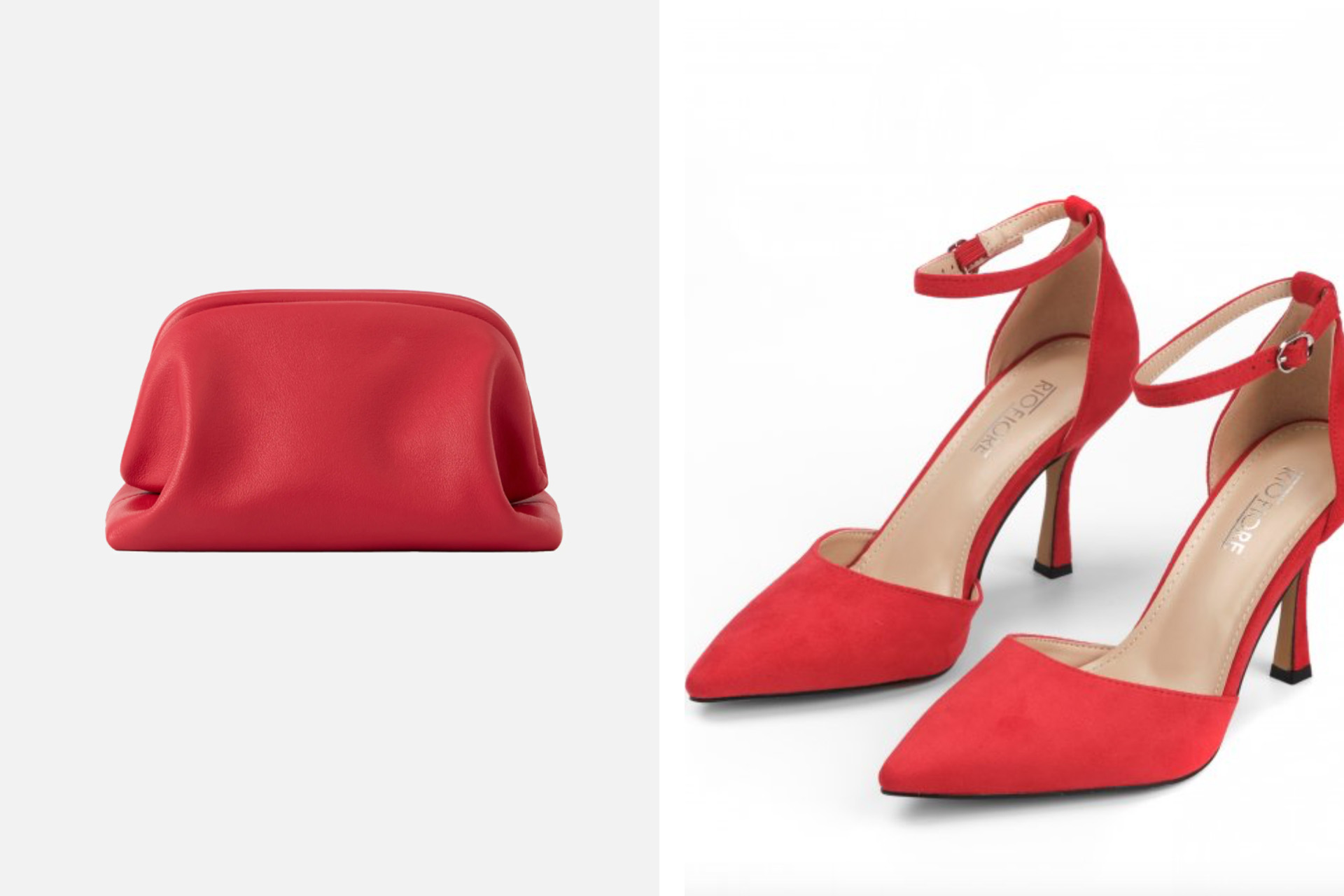 Сумка Kiss / туфли женские на устойчивом каблуке