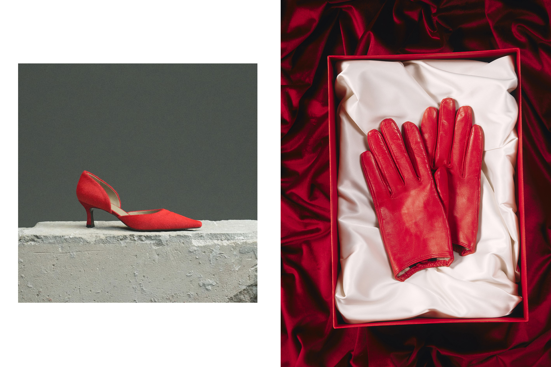 Туфли Cindy из пони / перчатки из натуральной кожи