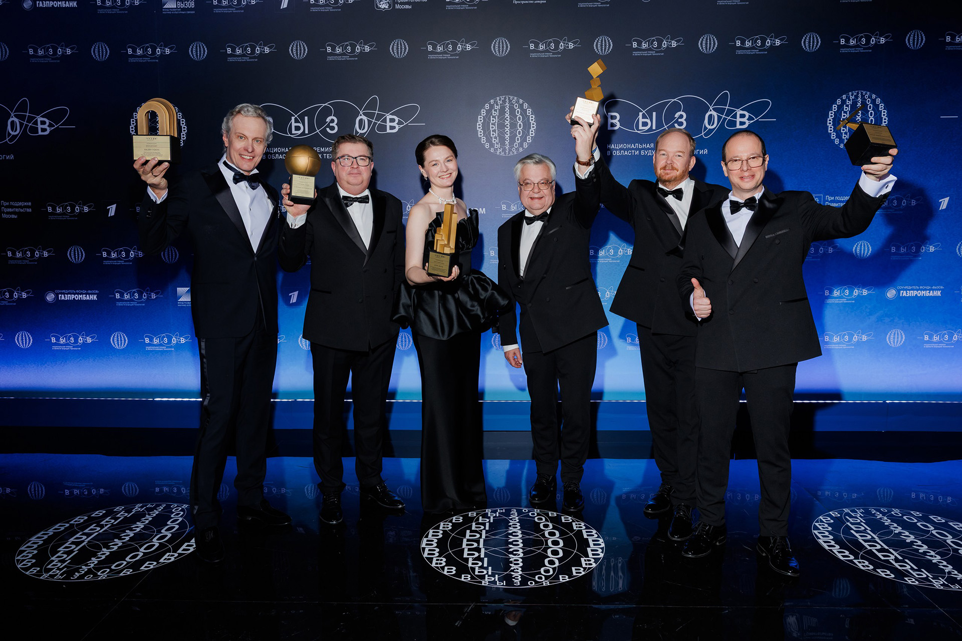 Слева направо: Валерий Фокин, Степан Калмыков, Вера Виль, Алексей Глушенков, Михаил Скупов, Илья Ямпольский