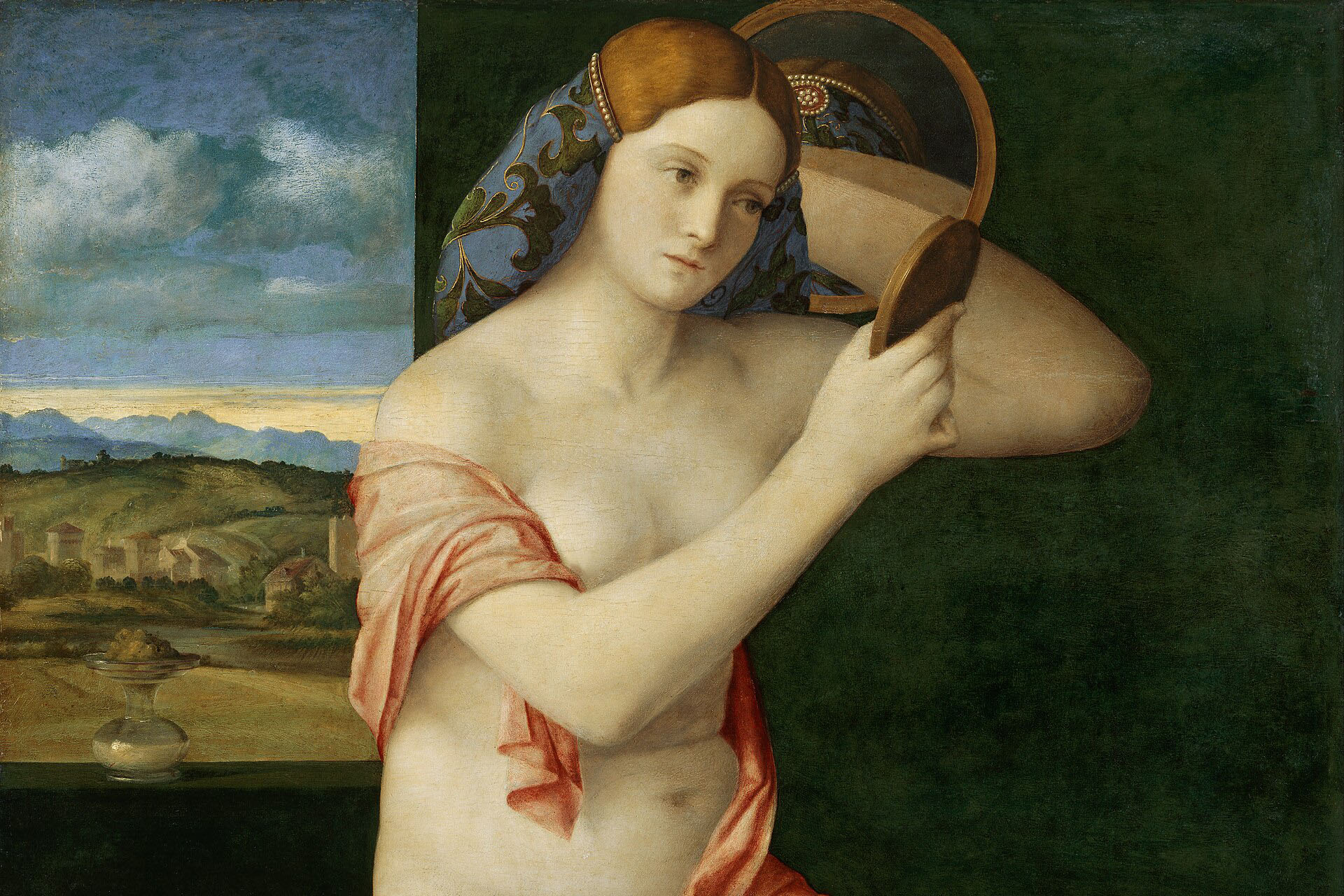 Джованни Беллини, «Обнажённая молодая женщина перед зеркалом», 1515 год