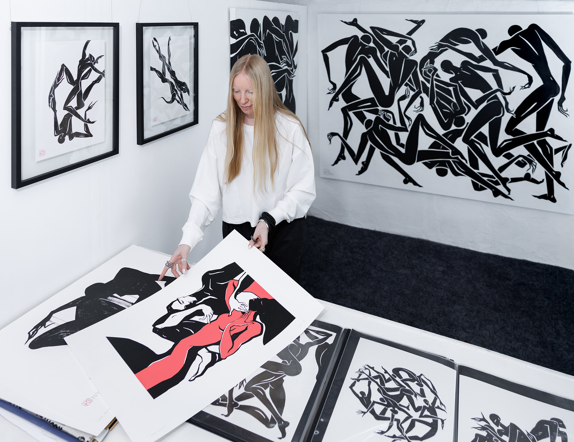 В мастерской Кати Улитиной на Винзаводе