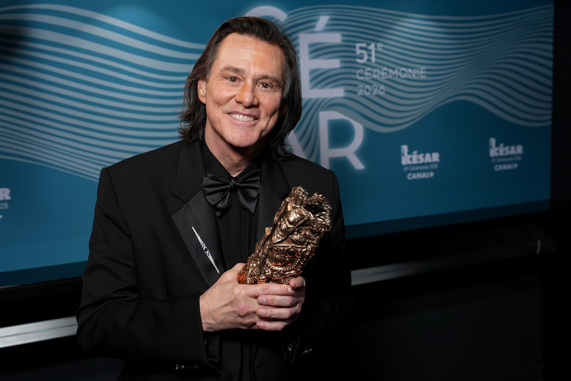 Джим Керри с премией «Сезар», 26 февраля 2026 года