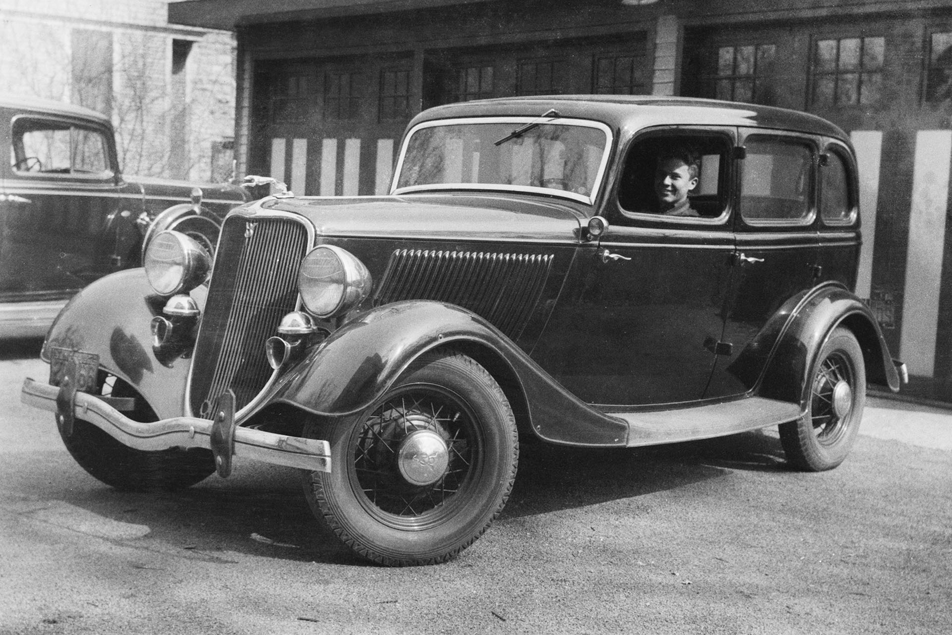 Ford 34, на котором передвигались, а также пытались скрыться, Бонни и Клайд, 1934 год