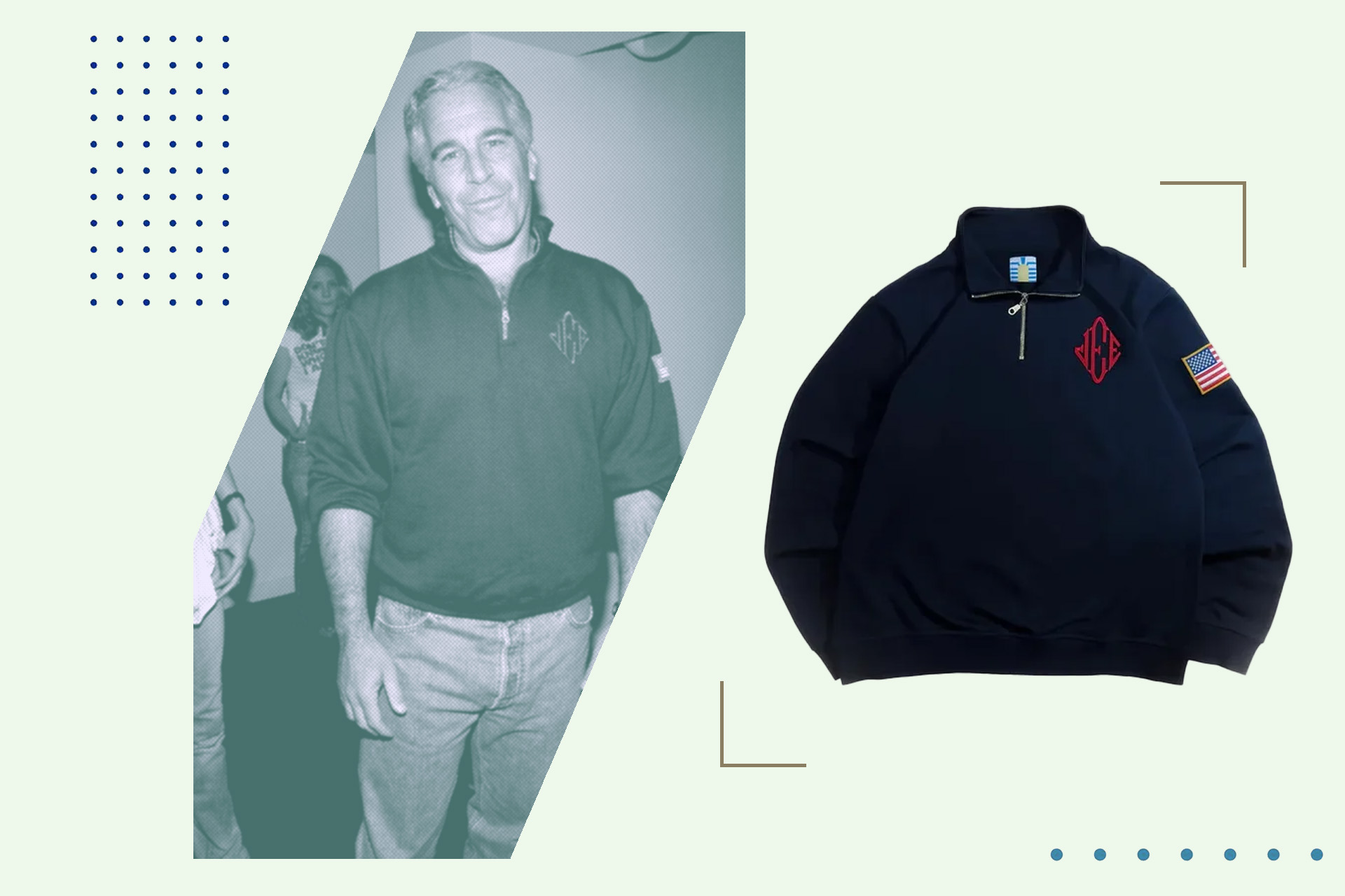 Джеффри Эпштейн и его свитшот