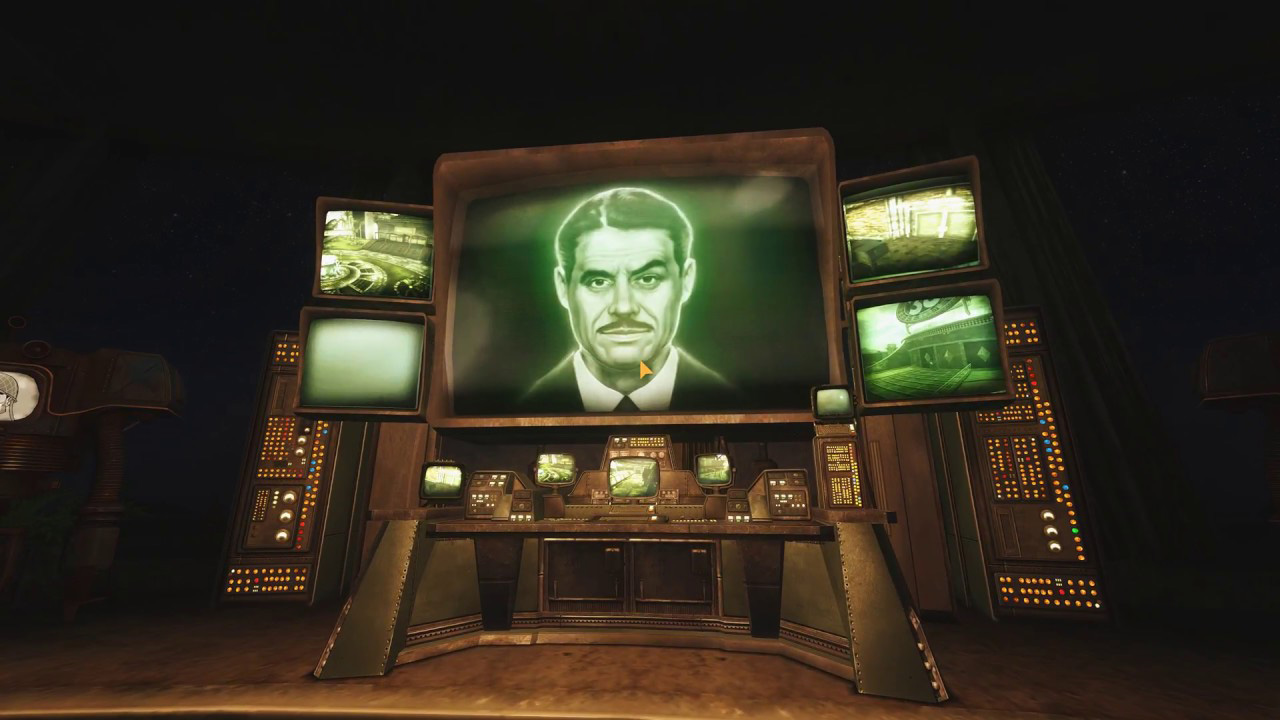 Кадр с Мистером Хаусом из игры «Фоллаута»