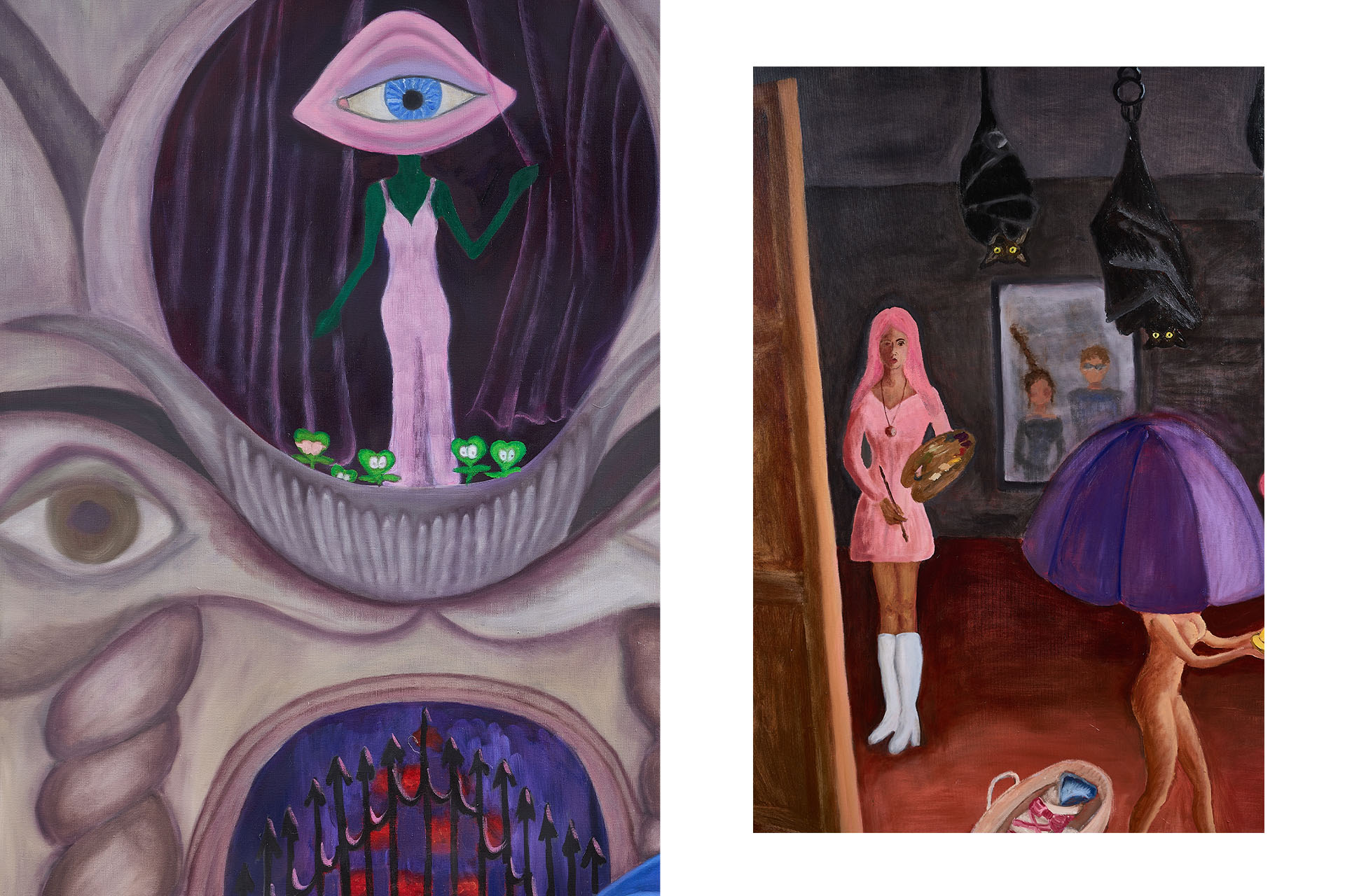 «Мальчик-колокольчик» (фрагмент), 2025 год / Combustible (фрагмент), 2025 год