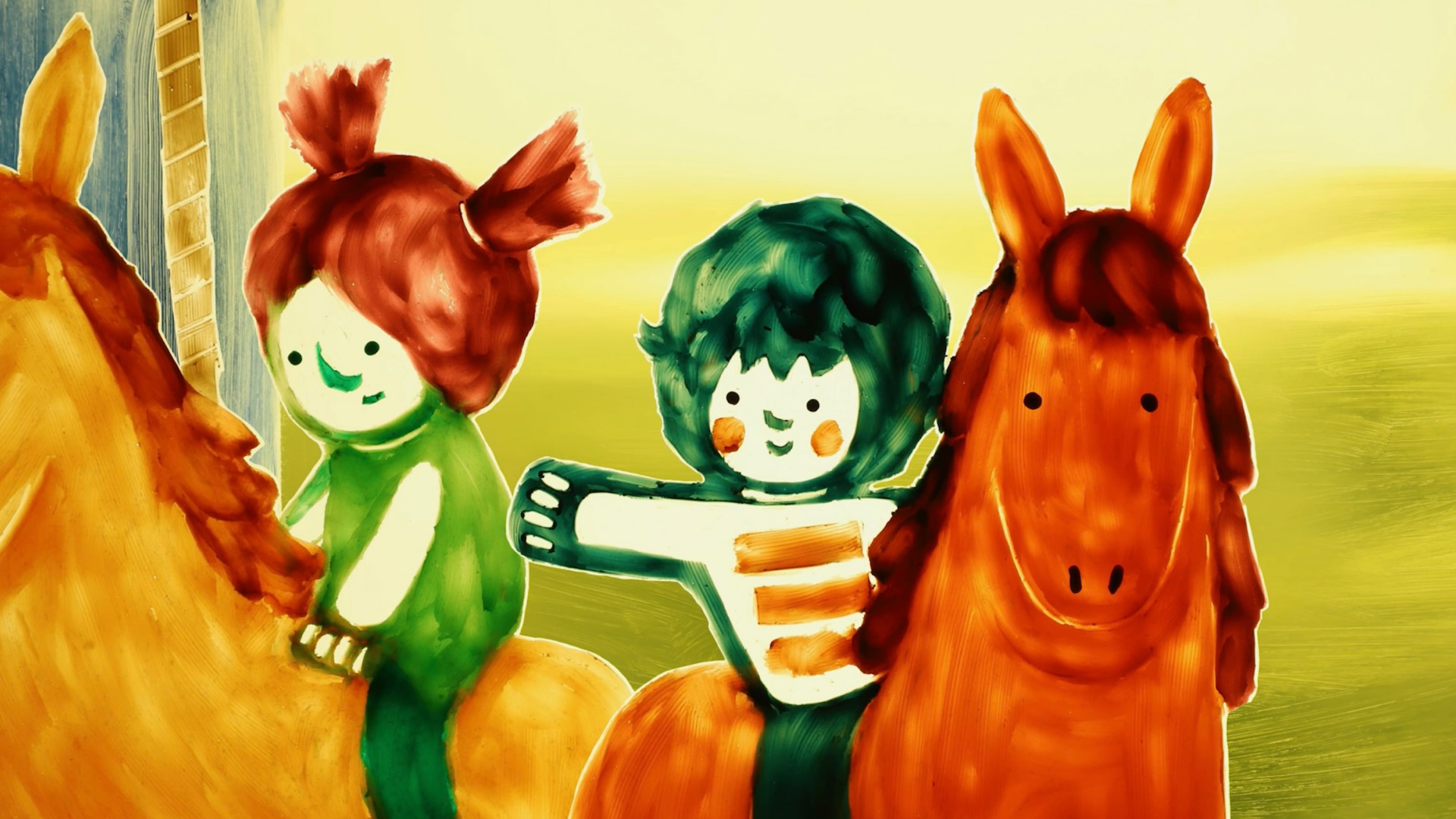 Кадр из фильма «Карусельные лошадки»