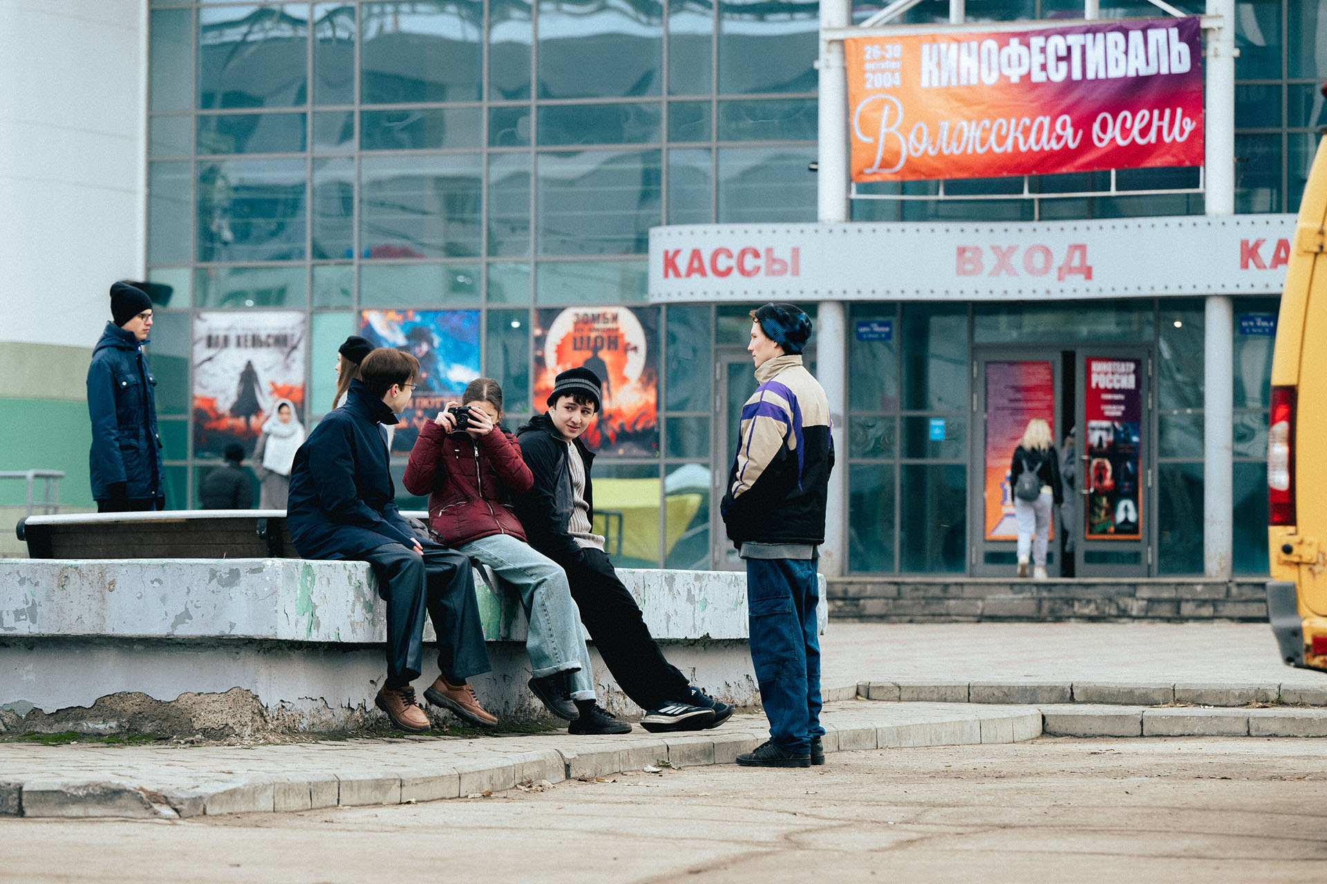 На съёмках сериала «Камбэк»