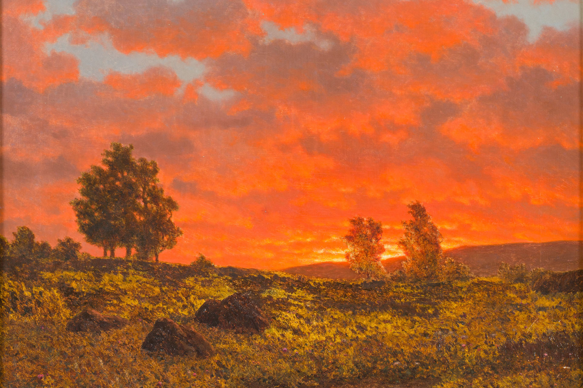 Иван Шультц, «Красный закат в Верхней Савойе»