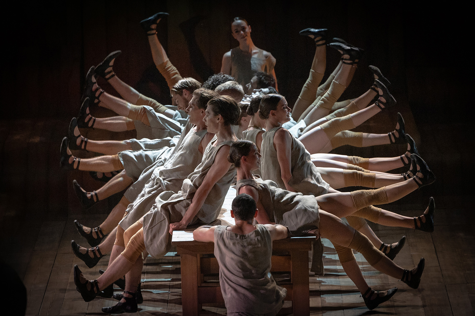 Сцена из балета «Свадебка»