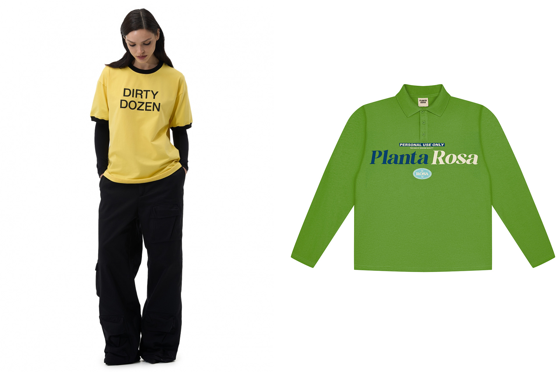 Футболка Dirty Dozen / поло с длинным рукавом